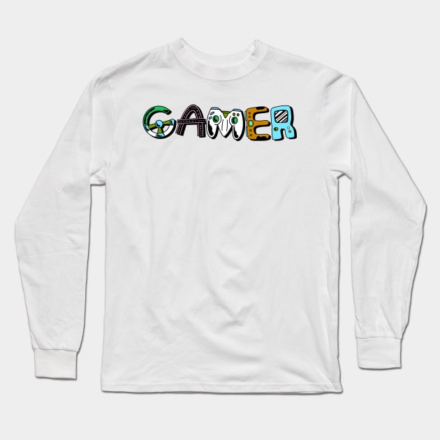Gamer Long Sleeve T-Shirt by aaallsmiles